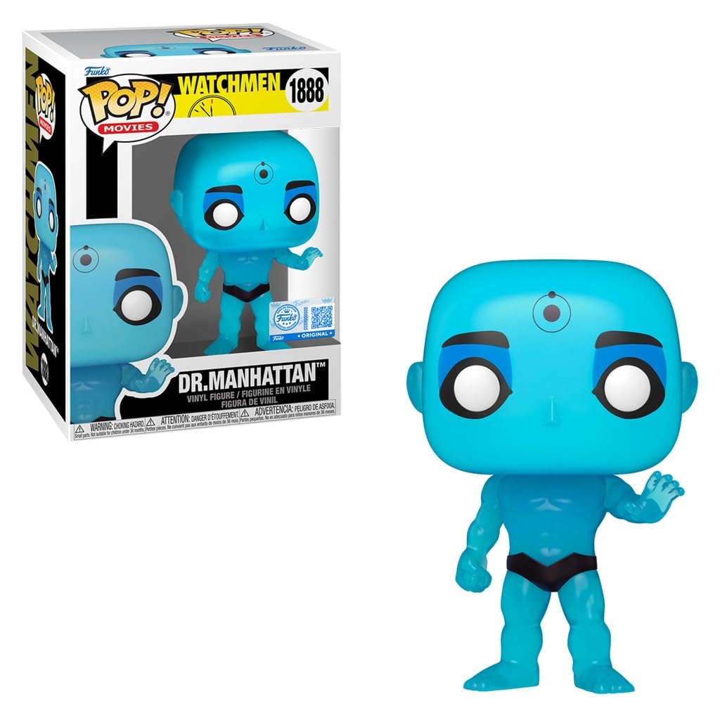 Funko POP! Movies Watchmen Dr. Manhattan Vinyl Figure, Exclusive, Number 1888, Approximately 3.8 Inches Tall