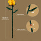 iATOM Yellow Rose Bouquet Building Set, 12Pcs Flowers Botanical Collection Kit for Adults, for Her/Girlfriend/Mom/Wife/Couple, Modern Home Office