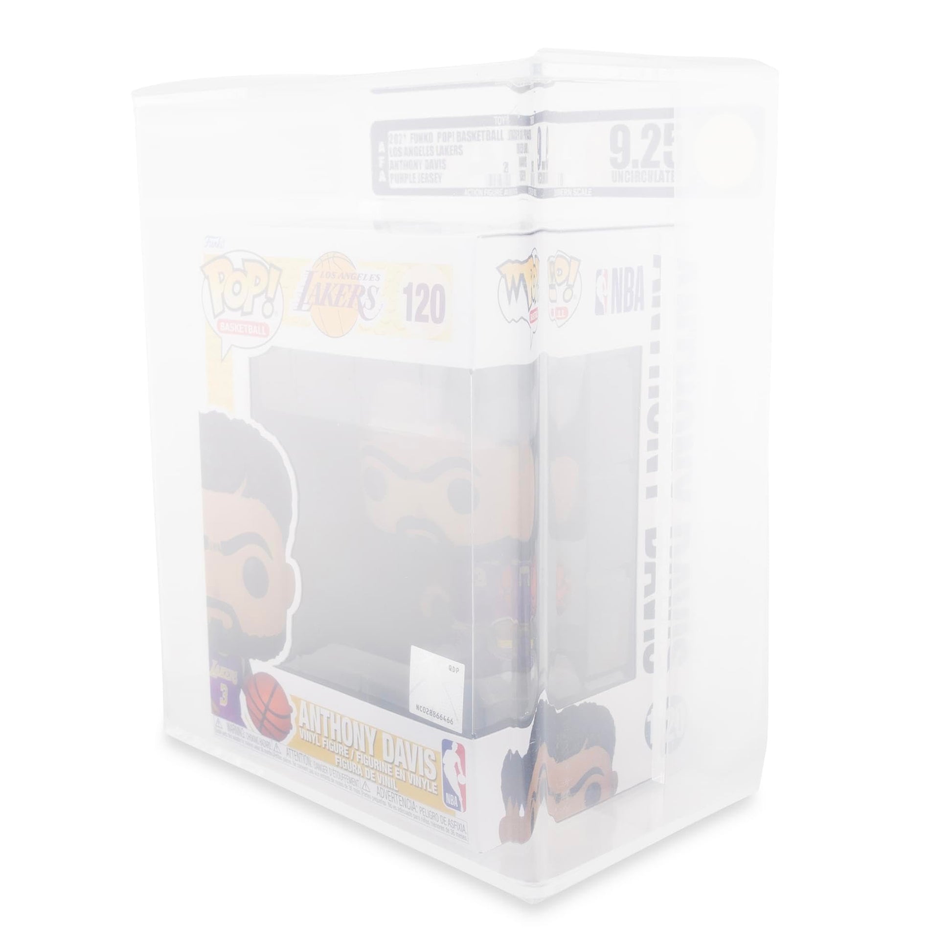 Funko NBA LA Lakers POP | Anthony Davis (Purple Jersey) | Rated AFA 9.25