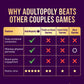 Adultopoly Spicy Edition: Sexopoly Adult Board Game Intimate Couples Sex Game for 2 Players - Dirty Date Night, Relationship Building - Romantic