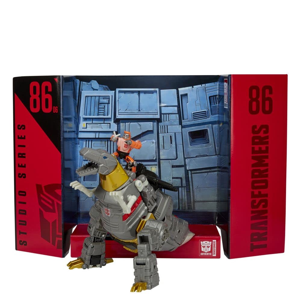 Transformers Studio Series 86-06 Leader The The Movie Grimlock and Autobot Wheelie