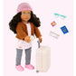 Our Generation Doll OG Deluxe - Lisandra The Traveler - 18 Inch Travel Doll with Rolling Luggage