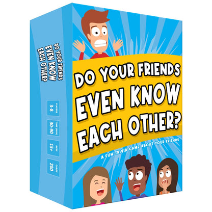 Do Your Friends Even Know Each Other? The Ultimate Party Game for Adults and Teens, Fun Card Game for Groups and a Great Friends Gift for Game Night