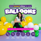 Party Shine Balloon Shine Spray, Silicone Spray for Latex Balloons, Balloon Spray Shine, Waterproof, Fragrance-free and Less Slippery Formula, Perfect