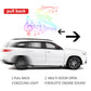 WAKAKAC 1/24 GLS63 AMG Model Car,Zinc Alloy Diecast Toy Car Pull Back with Light and Sound Toy Vehicle Door Can Be Opened (White)