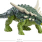 Mattel Jurassic World Fierce Force Dinosaur Action Figure, Sauropelta Dino Toy with Movable Joints, Realistic Sculpting & Single-Strike Motion