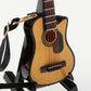 LoveinDIY 1:12 Wood Guitar with Stand Dolls House Artist Instruments Model