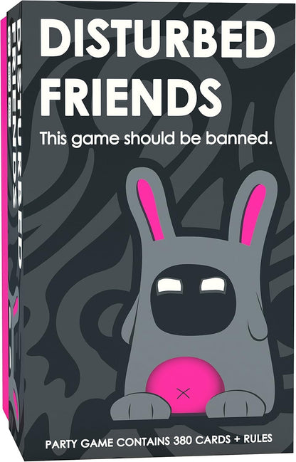 Disturbed Friends Party Game - Hilarious Adult Card Game to Find Out How Well You Know Your Friends | Funny Icebreaker Game for Parties, Pregames
