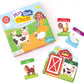 Playhouse Moo Baa Cluck! Animal Sound Preschool Card Game with Easy Card Holders