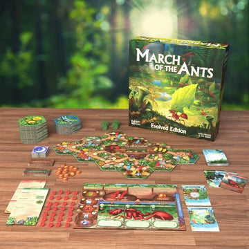 March of The Ants by Weird City Games | Evolved Edition, Strategic 4X Board Game | 1-5 Players | 60-90 Min Playtime | Ages 13+