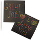 Bright Creations Rainbow Scratch Off Notes with 2 Wood Styluses Sticks (3.5 in, 300 Sheets) - Rainbow Scratch Notes