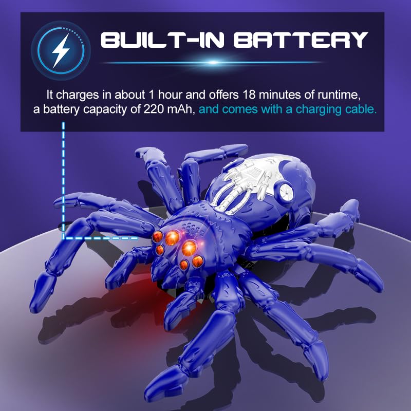ZIVWAGX 2026 Newly Wall Crawler Gecko, Rechargeable Remote Control Robot Kids Toys, Children's Remote-Controlled Gecko Crawling toyWall Climbing Toy