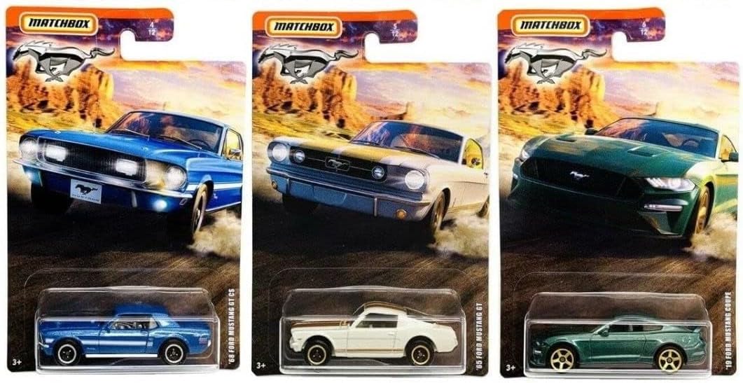 Matchbox 2020 Ford Mustang Special Edition Series Set of 6 Vehicles