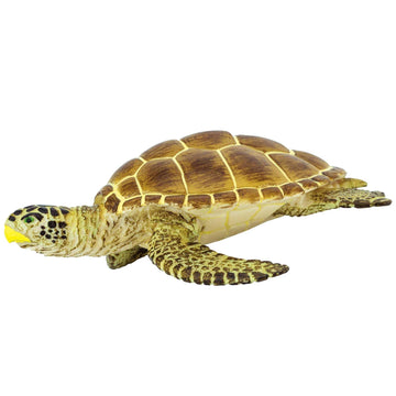 Safari Ltd. Loggerhead Turtle Figurine - Hand-Painted, Lifelike 3.75" Model Figure - Educational Toy for Boys, Girls & Kids Ages 3+