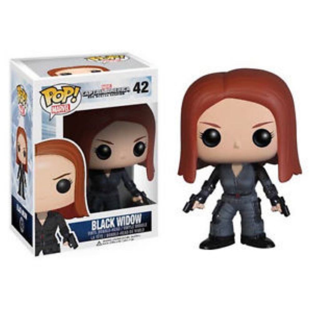 Funko POP Heroes: Captain America Movie 2 - Black Widow Action Figure
