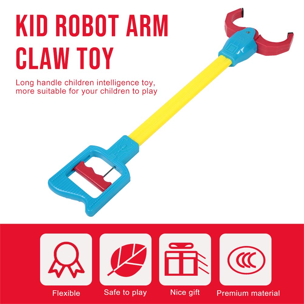 VGEBY1 Grabber Toy, Kids Robot Arm Claw Toy Grabber Reacher Toy Reach Out Grabbing Stick Children Intelligence Toy(Yellow) Toy Grabber Claw For Kids