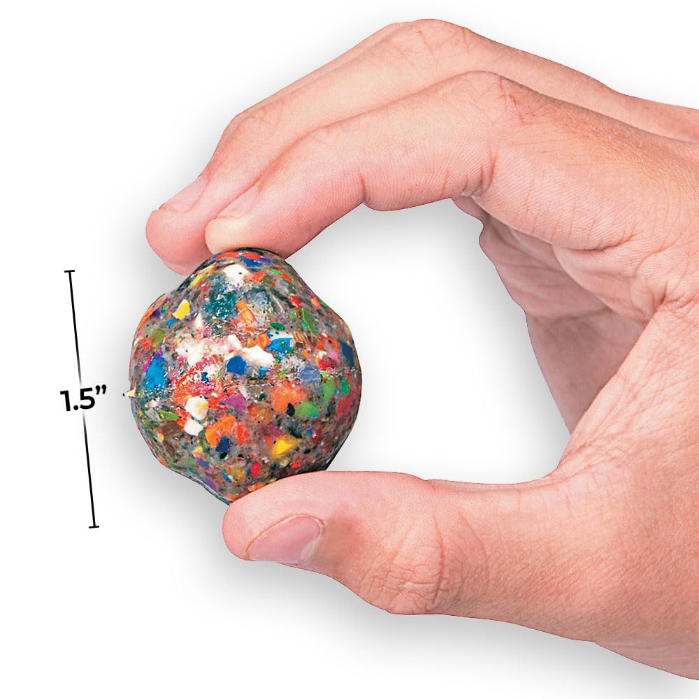 Fun Express Rock-Shape Bouncy Balls, 12 Pack