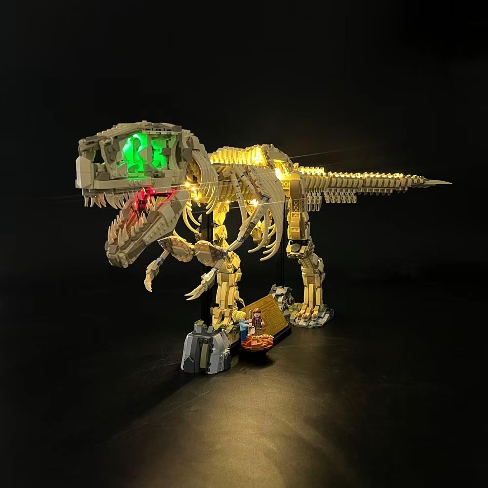2026 NEW LED Lighting Compatible with Lego Dinosaur Fossils Tyrannosaurus rex 76968, Light Kit Compatible with Lego 76968, DIY Creative Lighting Set