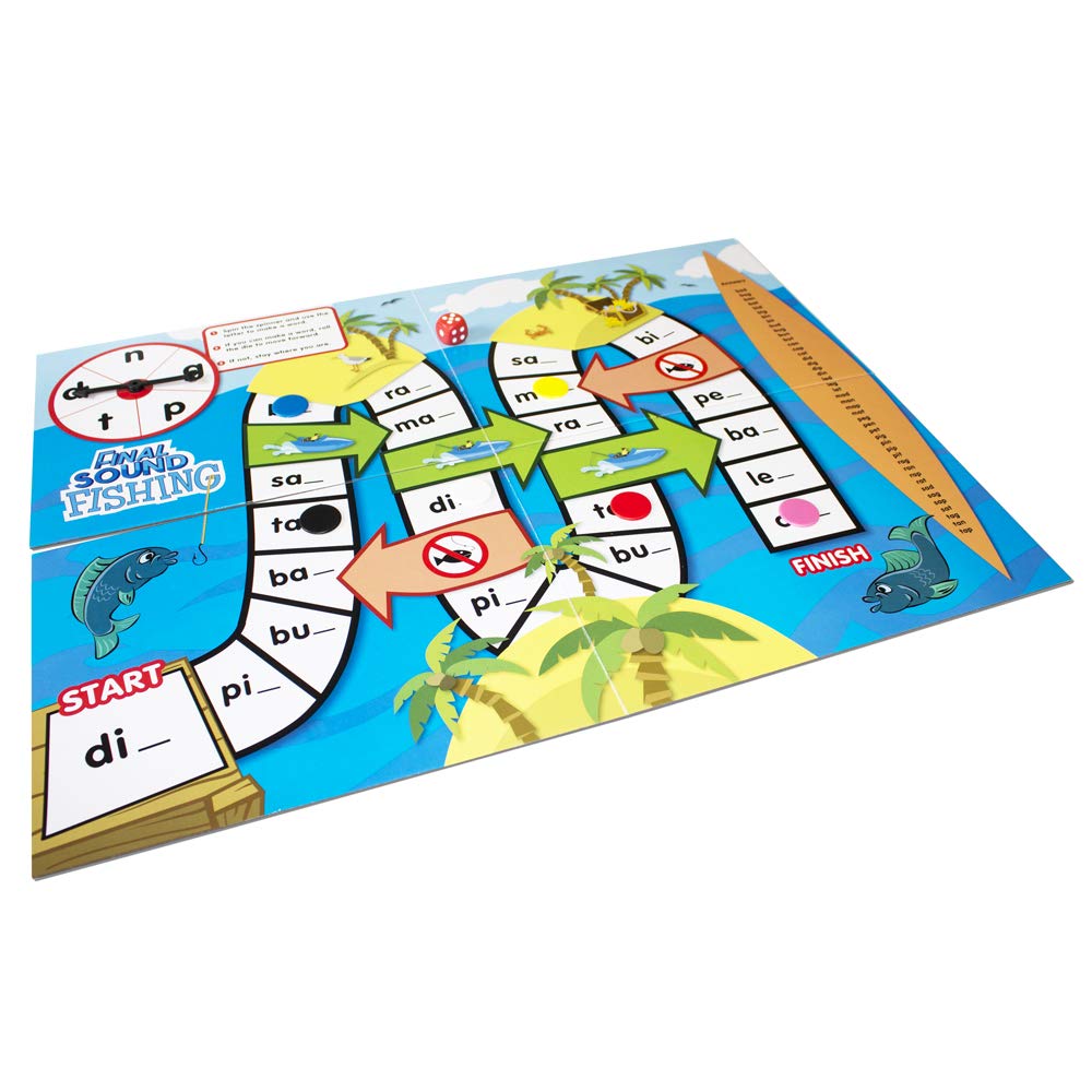 Junior Learning Different Letter Sound Games (Set of 6), Multi (JL400)
