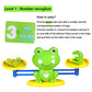 BBPOOL Frog Balance Cool Math Counting Game Educational Early Learning Scale STEM Toys Gifts for Preschool Toddlers Kids Age 3 4 5 6
