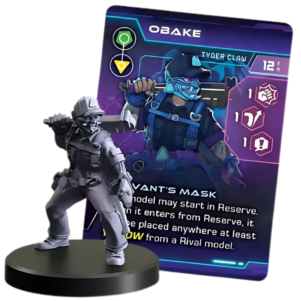 Monster Fight Club Cyberpunk Red, Combat Zone The Board Game Gangs Expansion: Neon Ghosts (Tyger Claw Gangers)