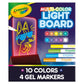 Crayola Multi-Color Light Board, Light Up Drawing Toy, Desk Toy, Doodle Pad, Glow Art, Gifts, Toys Boys & Girls, Ages 6, 7, 8