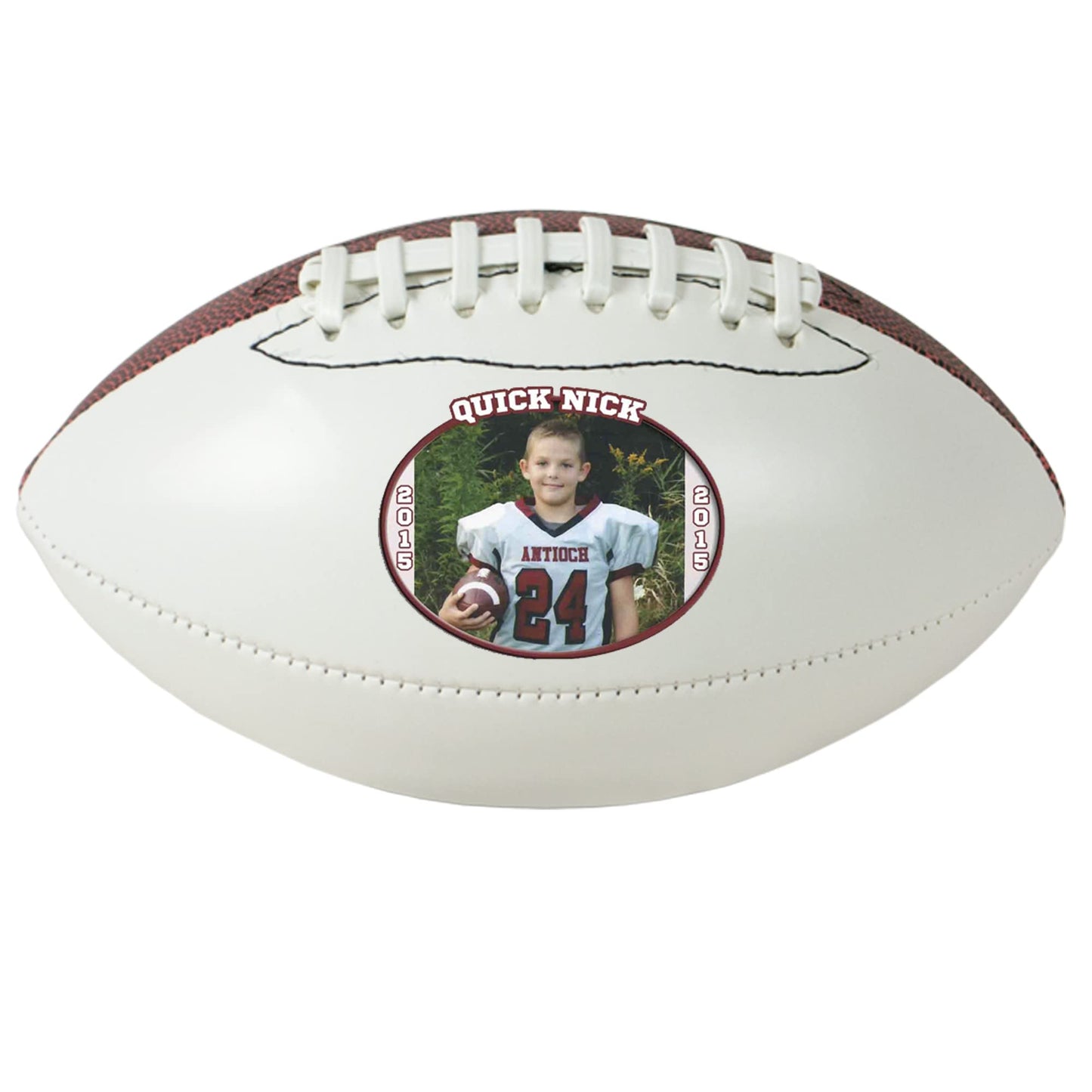 Personalized Custom Photo Mini Football - Any Image - Any Text - Any Logo