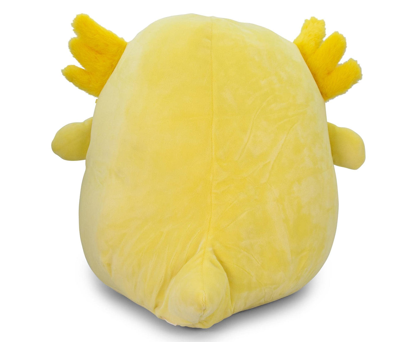 Official KellyToy Squishmallow Treyton Axoltl Yellow 12-inch Plush Pillow