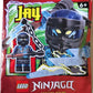 LEGO Ninjago Dragons Rising Season 2: Evil Jay Minifigure with Lightning Scythe
