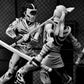 NECA Teenage Mutant Ninja Turtles (Mirage Comics) 1:7 Scale Collectible Action Figure, Casey Jones Black & White Figure