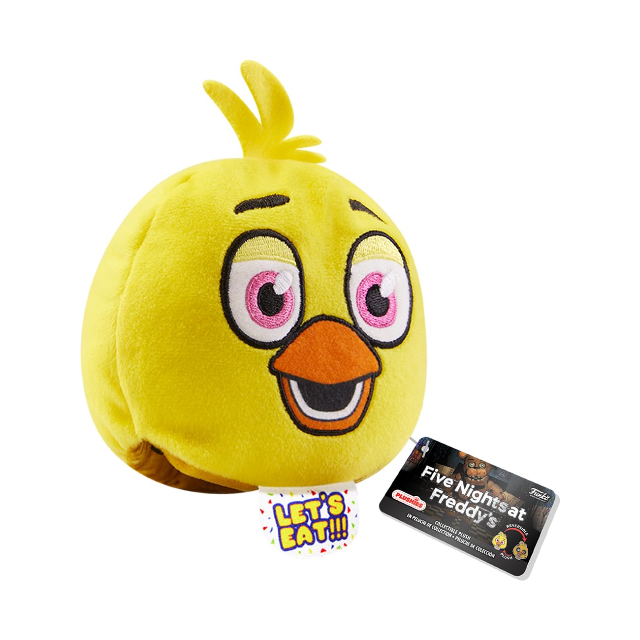 Funko Plush: Five Nights at Freddy's (FNAF) Reversible Heads - 4" Chica The Chicken - Collectable Soft Plush - Birthday Gift Idea - Official