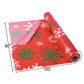 Fun Express Red Snowflake Printed Tablecloth Roll for Christmas (100 feet Long and Disposable) Party Supplies