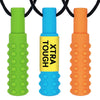Xtra Tough (XT) Sensory Chew Necklace (3 Pack) - Sensory Oral Motor Aids Teether Toys for Autism, ADHD, Baby Nursing or Special Needs- Designed