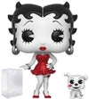 Funko Pop & Buddy: Betty Boop - Betty with Pudgy Black & White RED Dress Chase Entertainment Earth Exclusive Vinyl Figure (Bundled with Pop Box