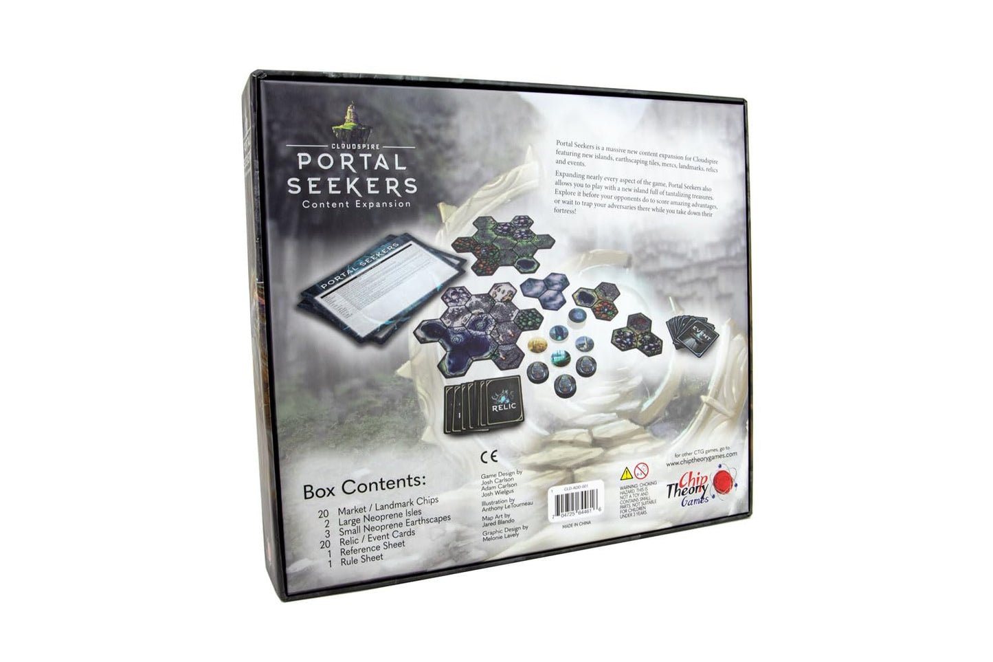 Chip Theory Games Cloudspire: Portal Seekers, Strategy Board Game Add-On, Campaign, RPG Game Accessory, 2-4 Players, Adults, Teens Ages 14+