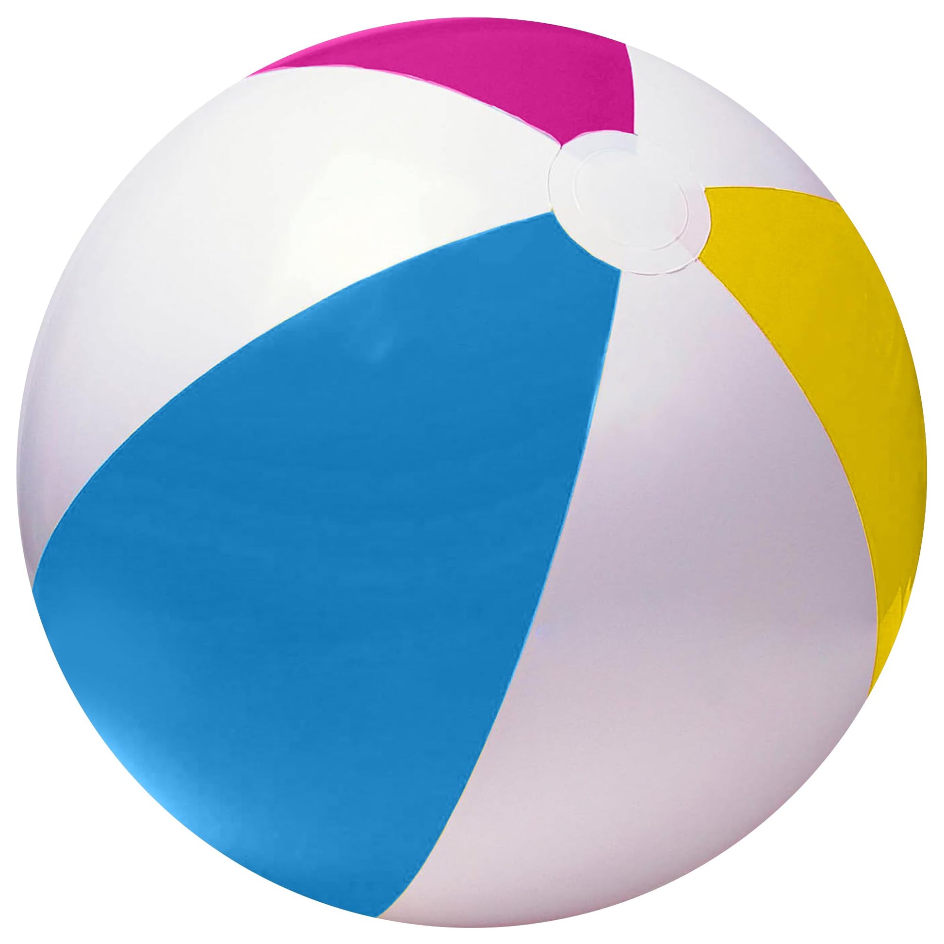 Happy Hippo 22" Beach Ball (Pack of 3), Inflatable Beach Balls, Swimming Pool Toys, Classic, Pastel