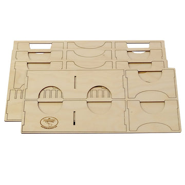 The Broken Token Card Game Organizer - Ascension Card Game Compatible Wood Storage Box