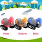 ELAINREN Simulation Pink Excavator Plush Toy Cool Digger Stuffed Gifts for Girls Cartoon Construction Truck Plushie Car Gifts/26x23cm