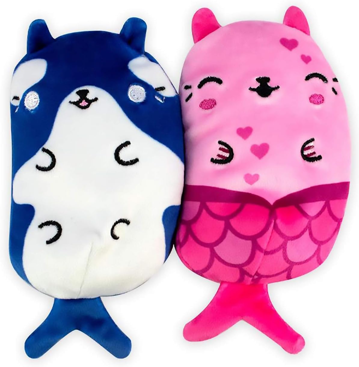 Cats vs Pickles - Swimmy - Key West Kitty, Finely, Willy, & Walter - 4-Pack - 4" Cute Cuddly Collectible Bean Plush Toy - are You Team Cat or Team