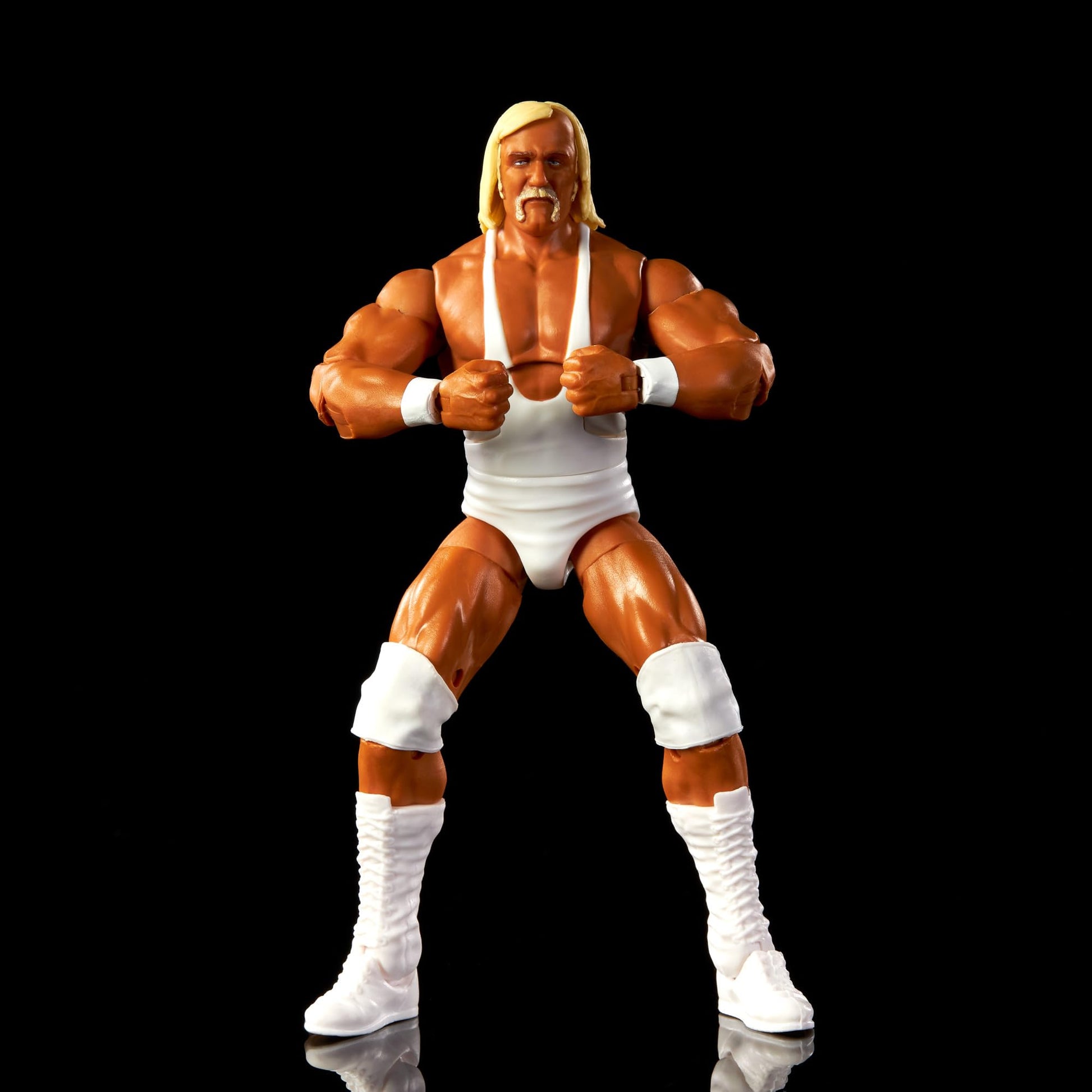 Mattel WWE Hulk Hogan Elite Legend Collection Articulated Figure, Interchangeable Hands & Accessories, Truefx Technology, 25 Joints, Collectable
