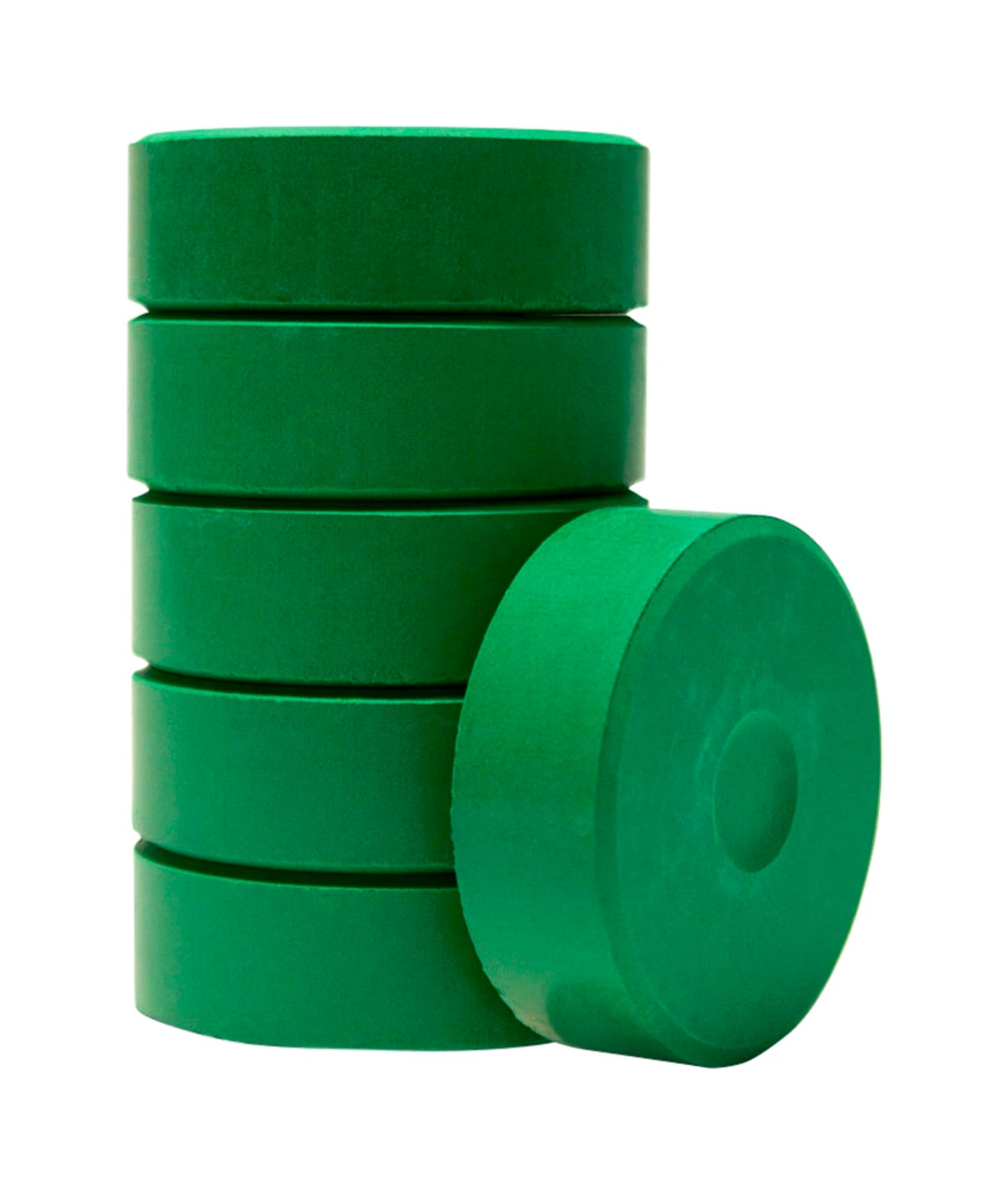 Jack Richeson - 384095 Giant Tempera Cakes, 2-1/4 x 3/4 Inches, Brilliant Green, Pack of 6