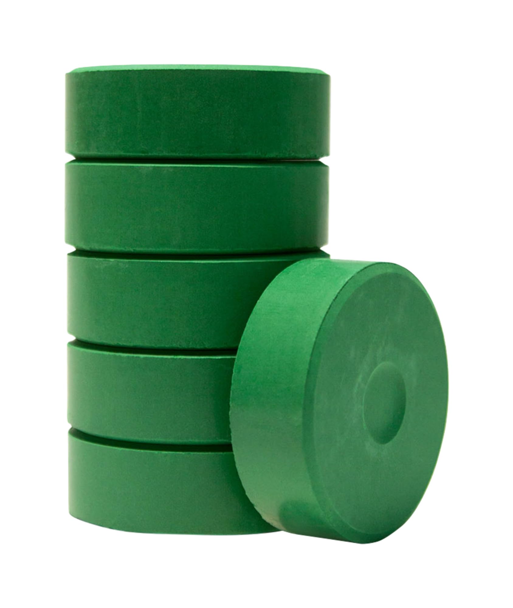 Jack Richeson - 384095 Giant Tempera Cakes, 2-1/4 x 3/4 Inches, Brilliant Green, Pack of 6