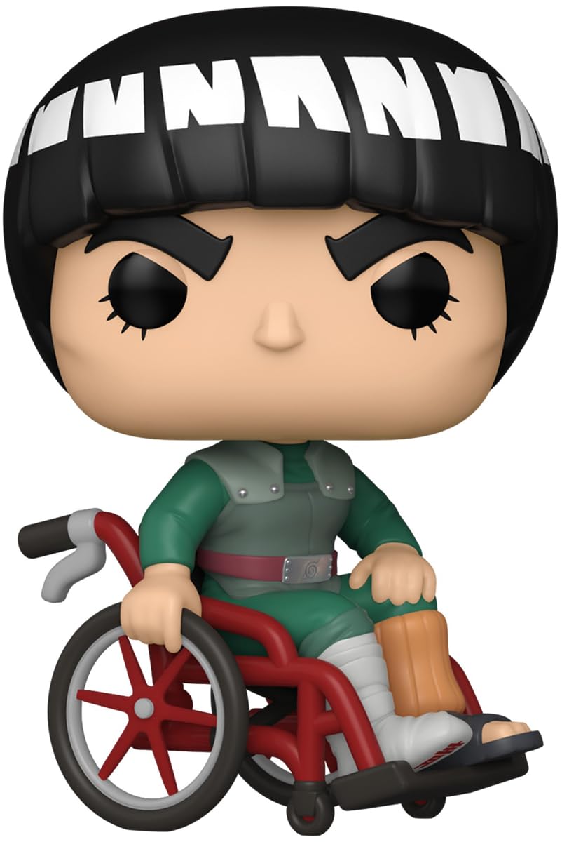 Funko Pop! Animation: Naruto Shippuden - Might Guy, Guy Sensei in Red Wheelchair Special Edition Multicolor Exclusive Vinyl Figure #1412