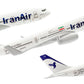 Bswath Model Airplane 1:400 Scale Model Iran Airbus 330 Model Plane Metal Plane Model Die-cast Alloy Airplanes for Gift and Collection