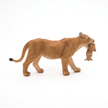 Papo Wild Animal Kingdom Figure, Lioness with Cub, Multicolor (50043) , 6.5cm