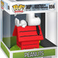 Funko Pop! Deluxe: Peanuts - Snoopy on Doghouse, Red