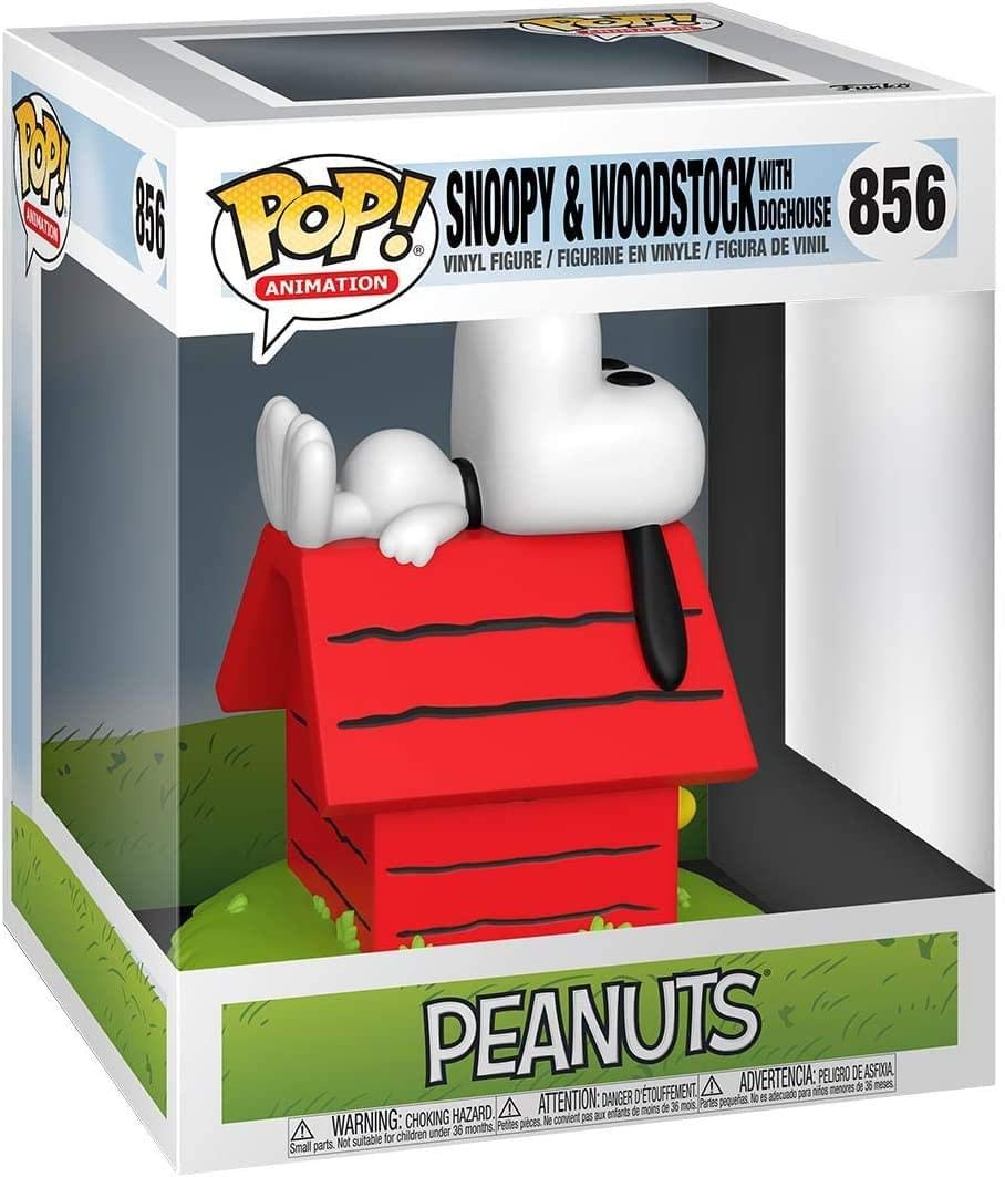 Funko Pop! Deluxe: Peanuts - Snoopy on Doghouse, Red