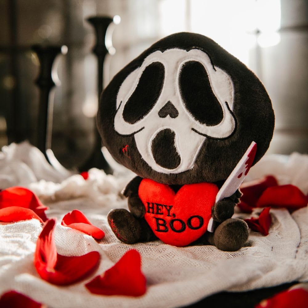 Punchkins Ghost Plushie - Hey, Boo Cute Valentine's Day Plush, Gift for Couple (Girlfriend, Boyfriend, Wife, Husband), Sassy Plush Toy for Gifting