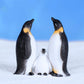 MAOMIA 6 Pcs Cute Ocean Animal Penguin Model for Kids, Antarctic Realistic Penguin Figurines Collection Playset Easter Eggs Cake Toppers Christmas