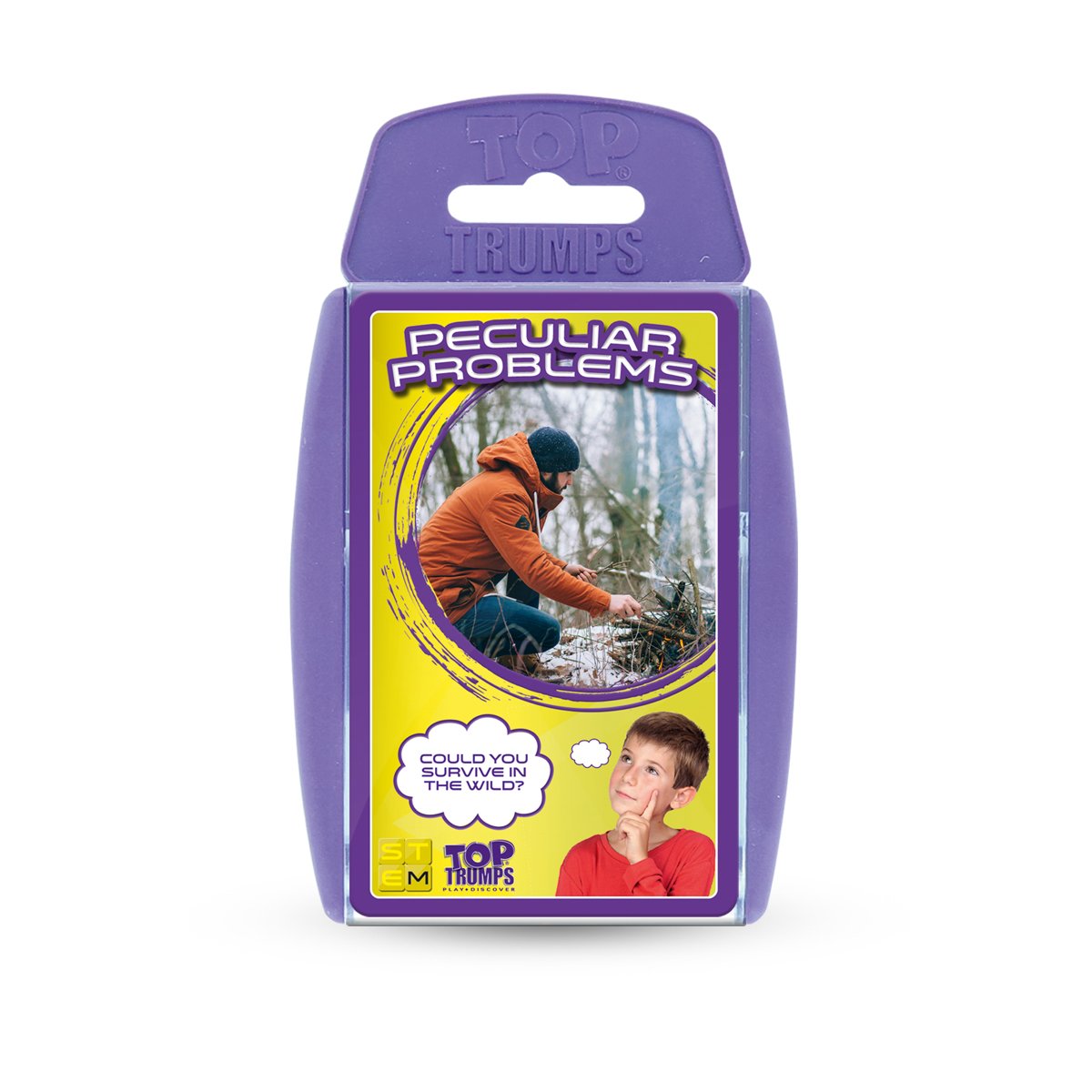 Top Trumps Card Game Peculiar Problems - Family Games for Kids and Adults - Learning Games - Kids Card Games for 2 Players and More - Kid War Games